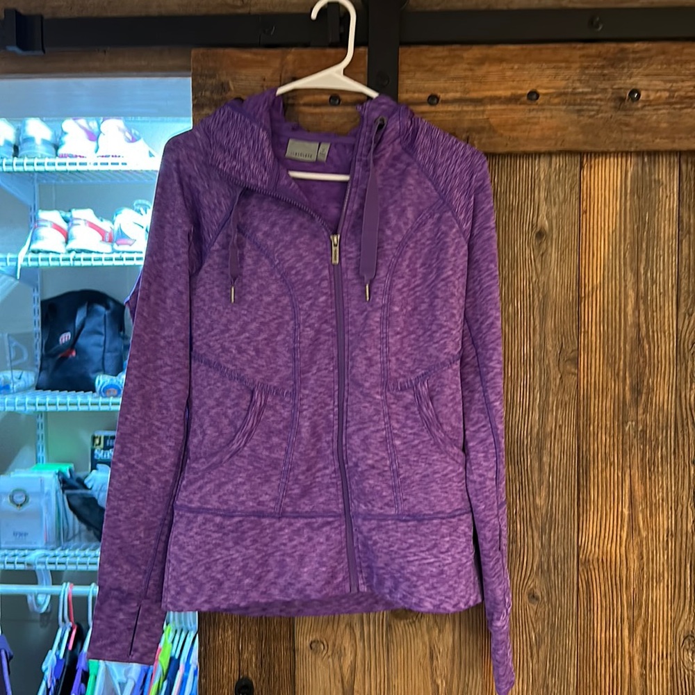 Athleta purple zip up